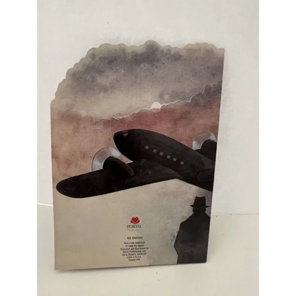 Vtg 1988 Greeting Card Casablanca Happy Birthday Portal Illustrated by Pat Welch